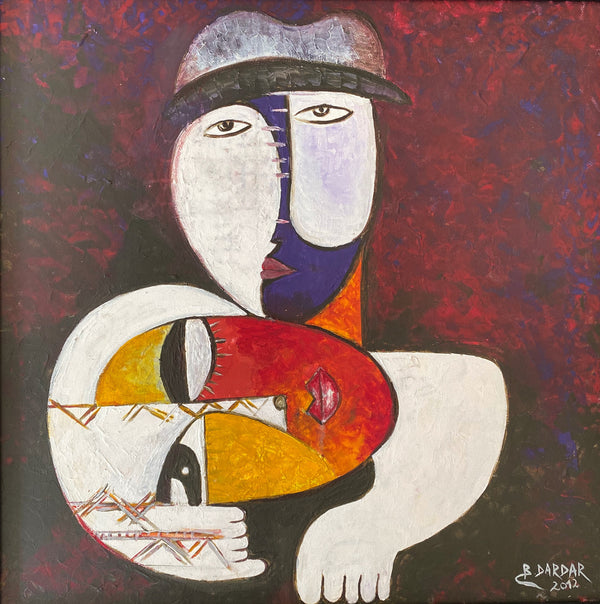 Œuvre en technique mixte I — Bouchra Dardar (Vendu)