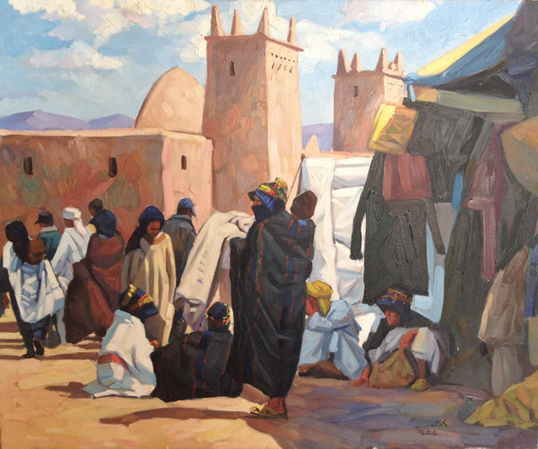 Large Oil Painting II — Rachid Taleb