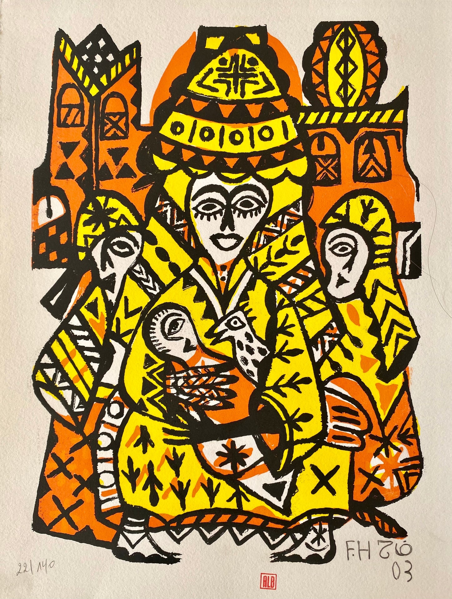 Œuvre de Fatima Hassan El Farouj