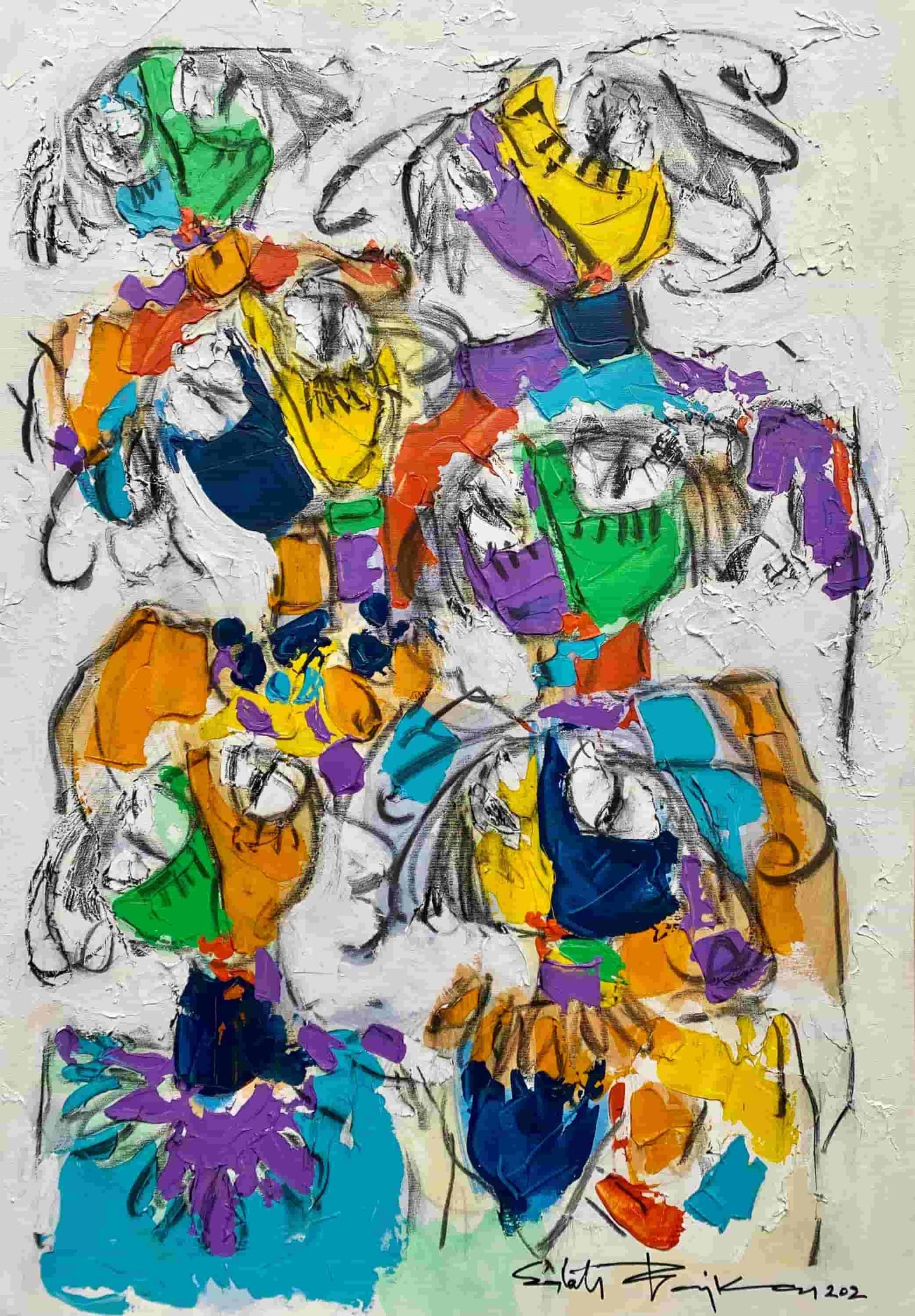 Œuvre de Salah Benjkan