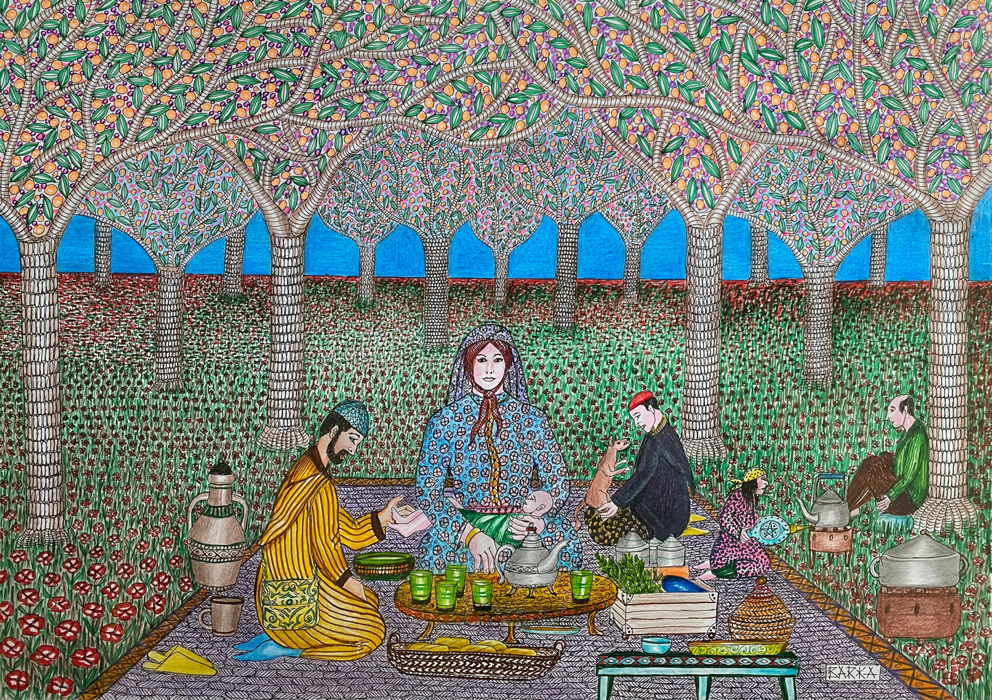 Œuvre de El Mostafa Barka