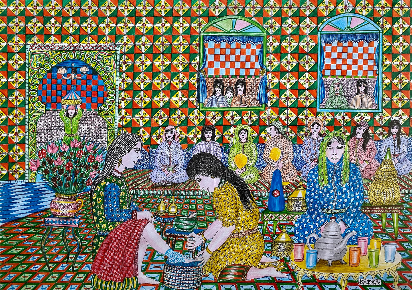 Œuvre de El Mostafa Barka