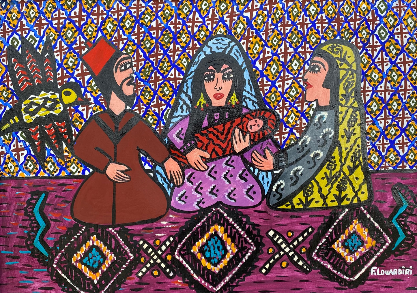 Œuvre de Fatima Louardiri
