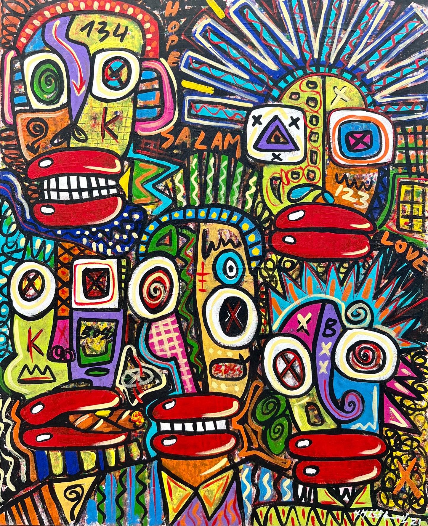 Œuvre de Mohamed Issami