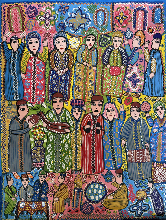 tableau-décoratif-art-naif-marocain