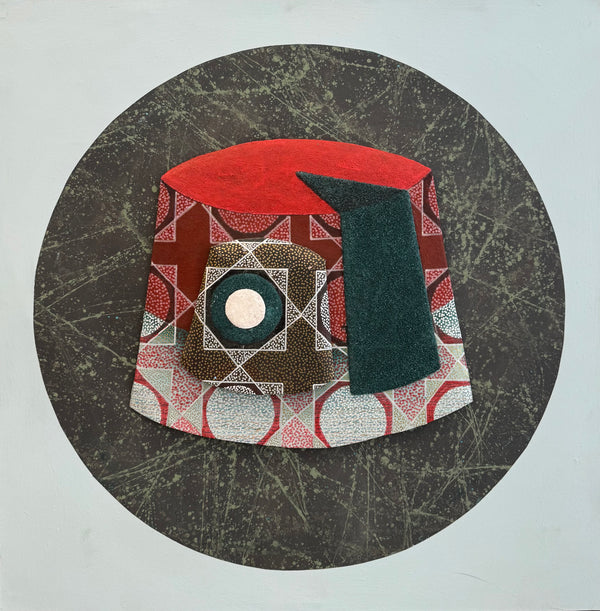 Large Mixed-Media Artwork IX — Mohamed Benhamza