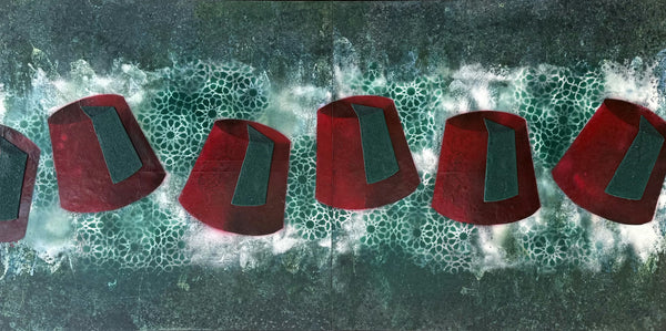 Large Mixed-Media Artwork III — Mohamed Benhamza