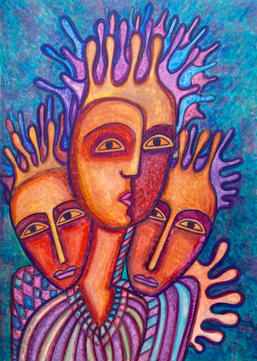 Œuvre de Said Lahssini — Moroccan Paintings