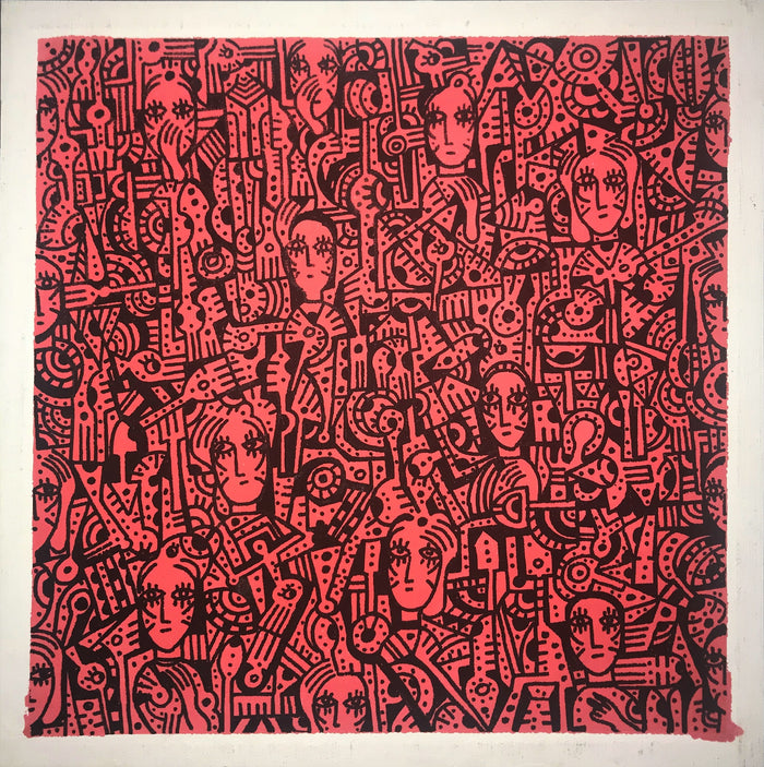 Mohamed Choufani — Petit tableau acrylique