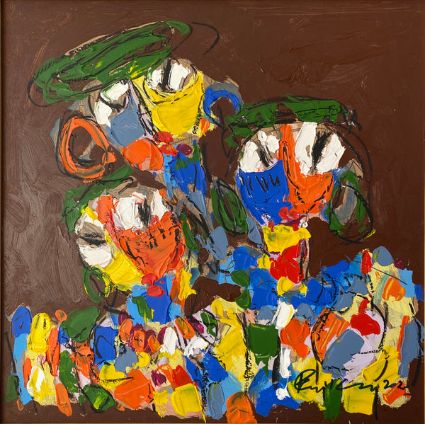 Moroccan Figurative Painting — Salah Benjkan