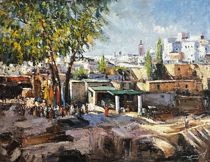 Said Hbicha — Tableau figuratif marocain