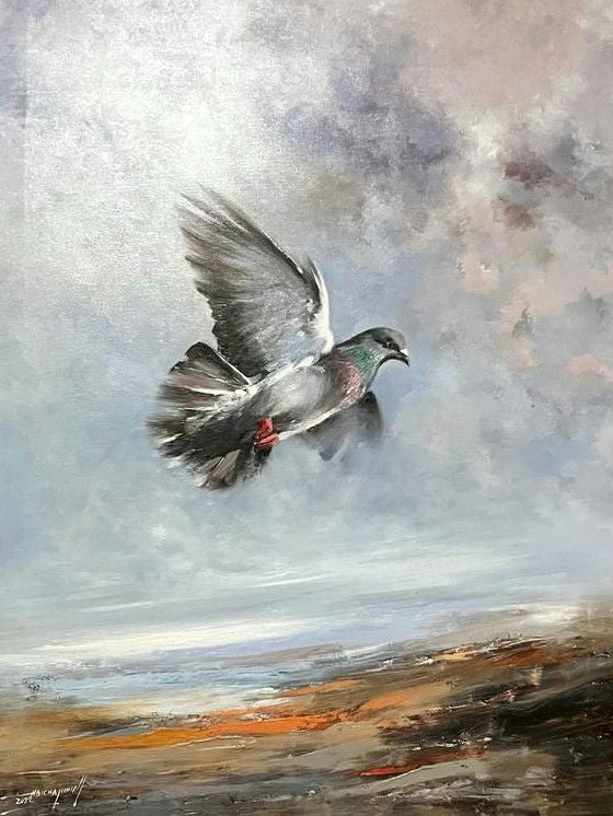 Said Hbicha — Grande œuvre en technique mixte