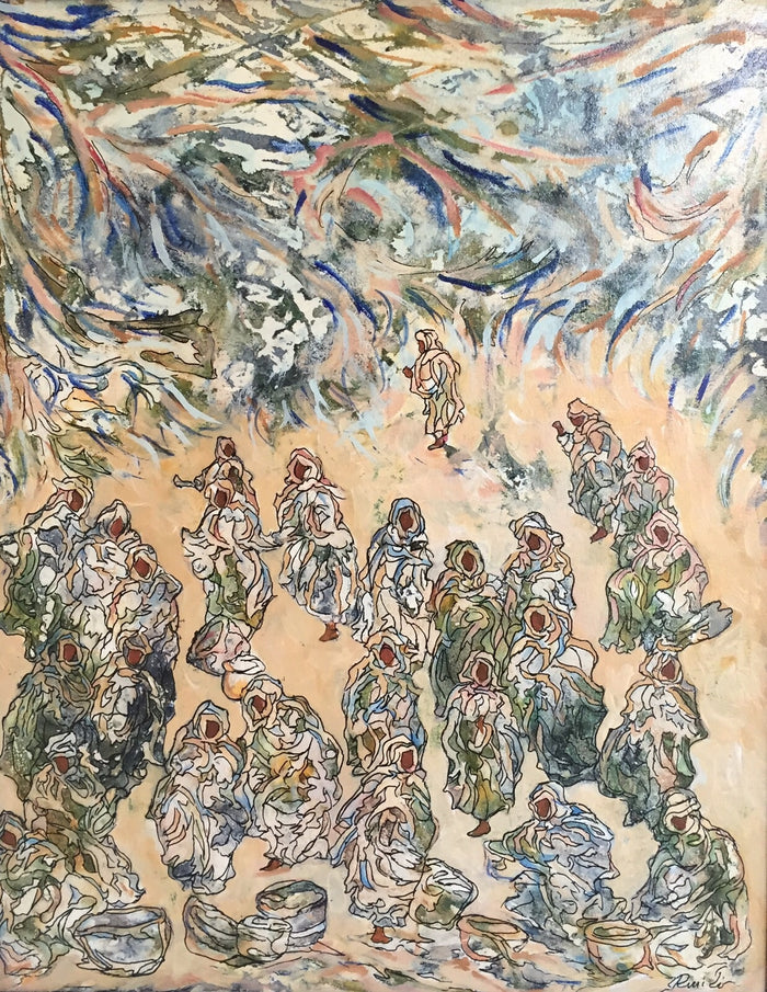 Ahmed Rmili — Œuvre en technique mixte