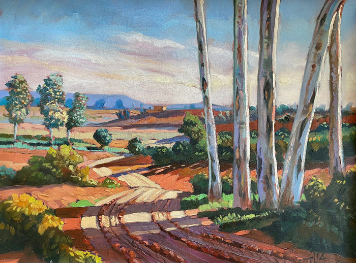Rachid Taleb — Petit tableau paysage marocain