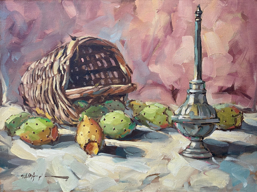 Abderrahim Saba — Petit tableau à l’huile