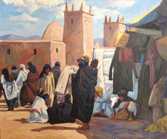 Rachid Taleb — Grand tableau à l’huile