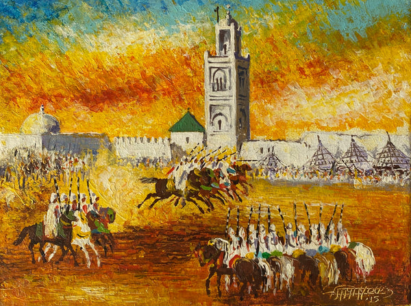Small Oil Painting II — Abdelali Amayoud
