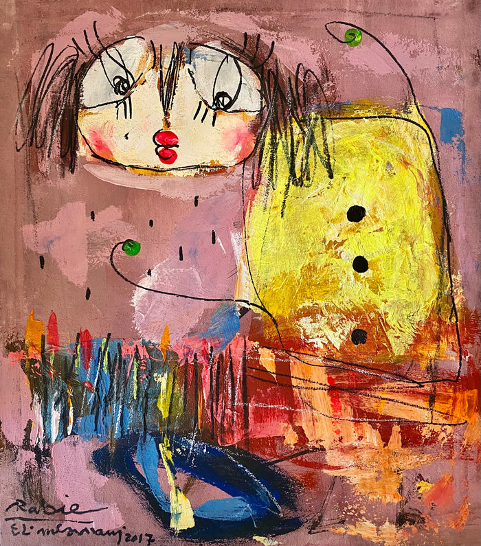 Rabie El Mesnani — Tableau acrylique, acrylique sur toile