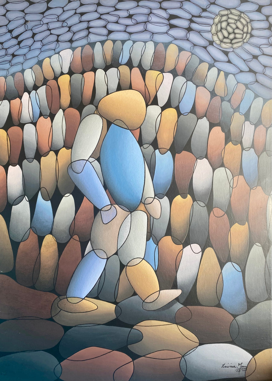Abdelmajid Zouitina — Grand tableau à l’huile