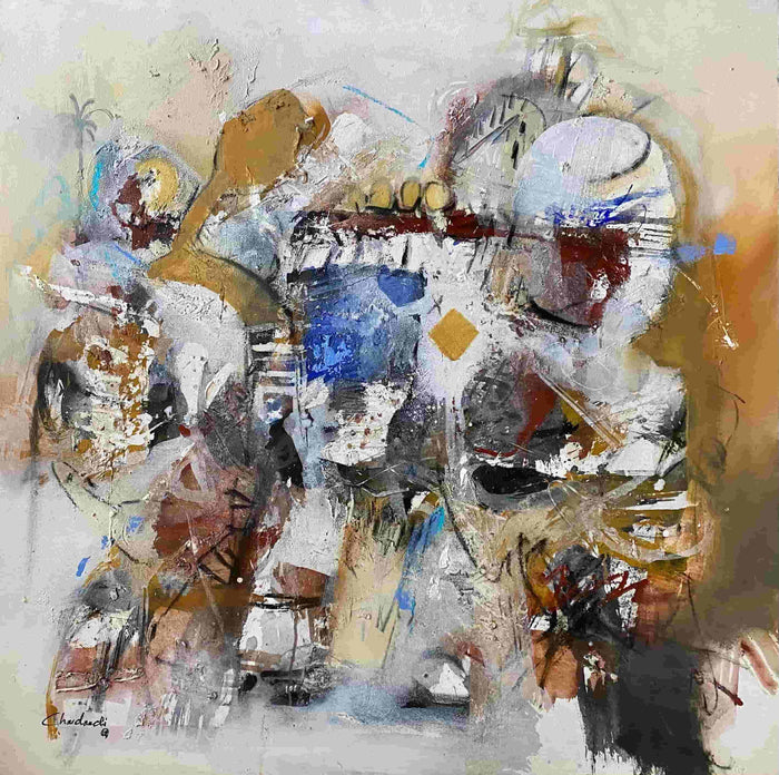 Fouad Chardoudi — Grande œuvre en technique mixte
