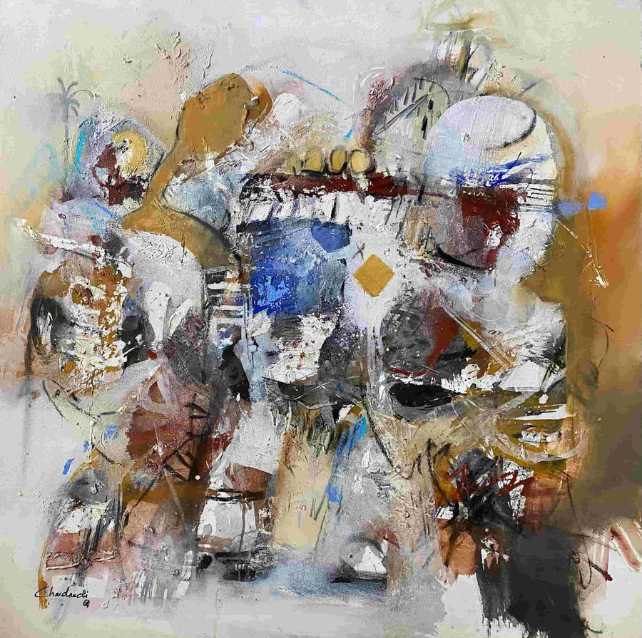 Fouad Chardoudi — Grande œuvre en technique mixte