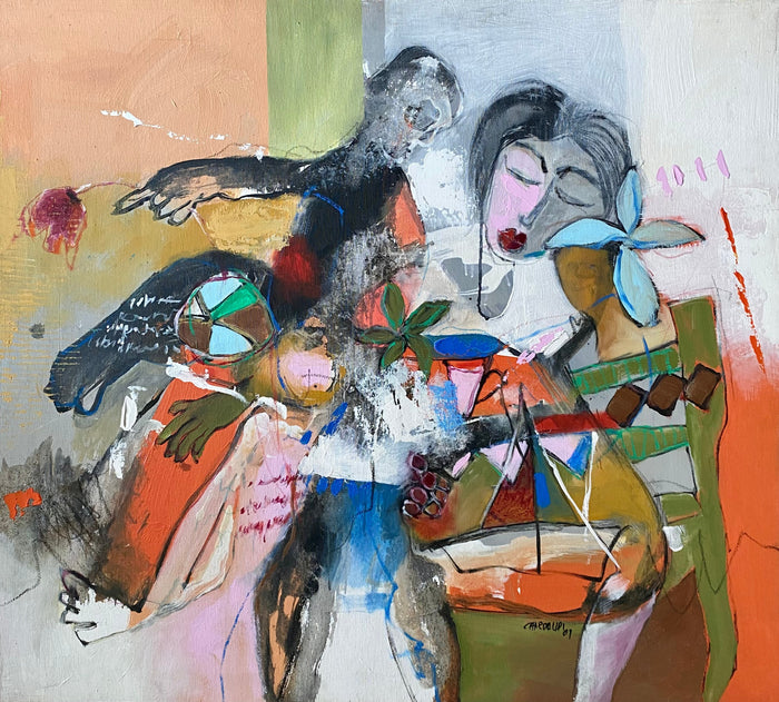 Fouad Chardoudi — Grande œuvre en technique mixte