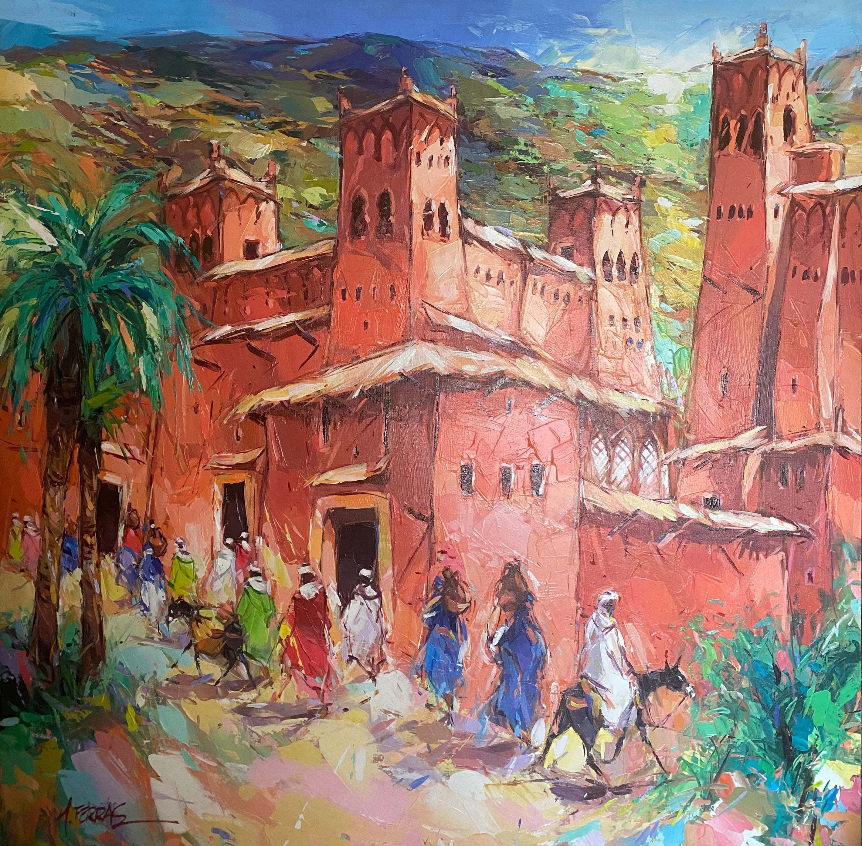 uvre de Hakim Ferras Moroccan Paintings