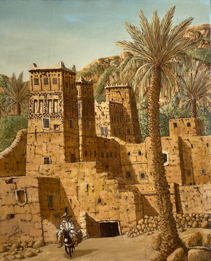 Benamer El Foula — Œuvre en technique mixte