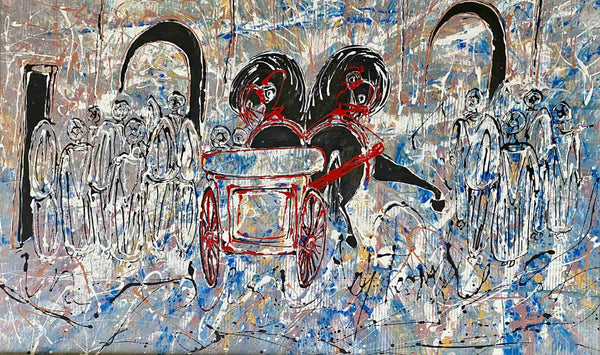 Large Moroccan Contemporary Painting I — Mohamed Toumi