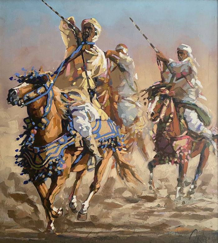Abderrahim El Madani — Grande œuvre en technique mixte