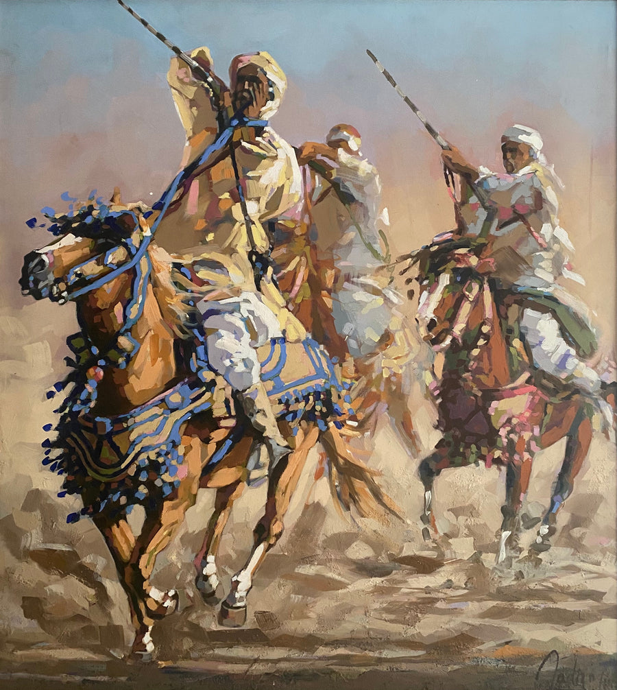 Abderrahim El Madani — Grande œuvre en technique mixte