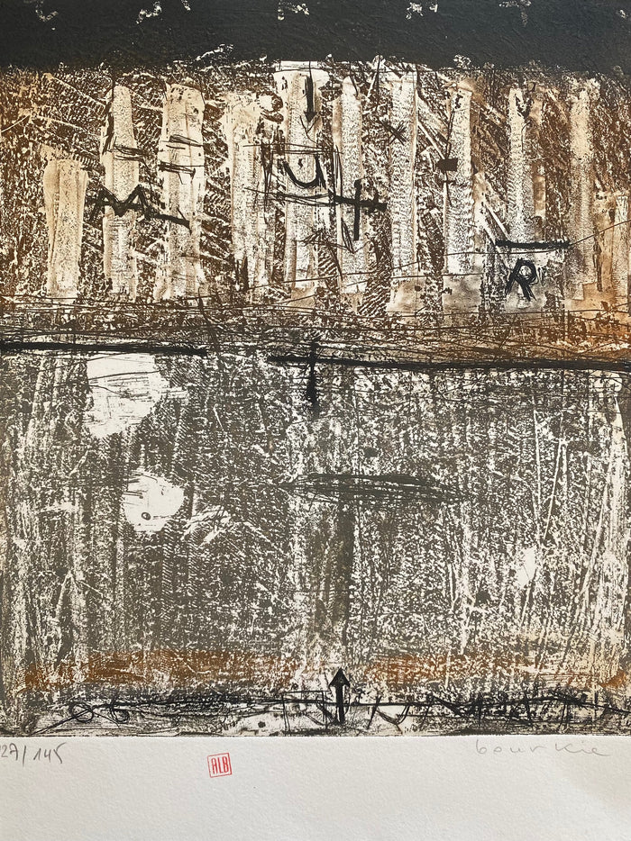 Hassan Bourkia — Lithographie marocaine, lithographie