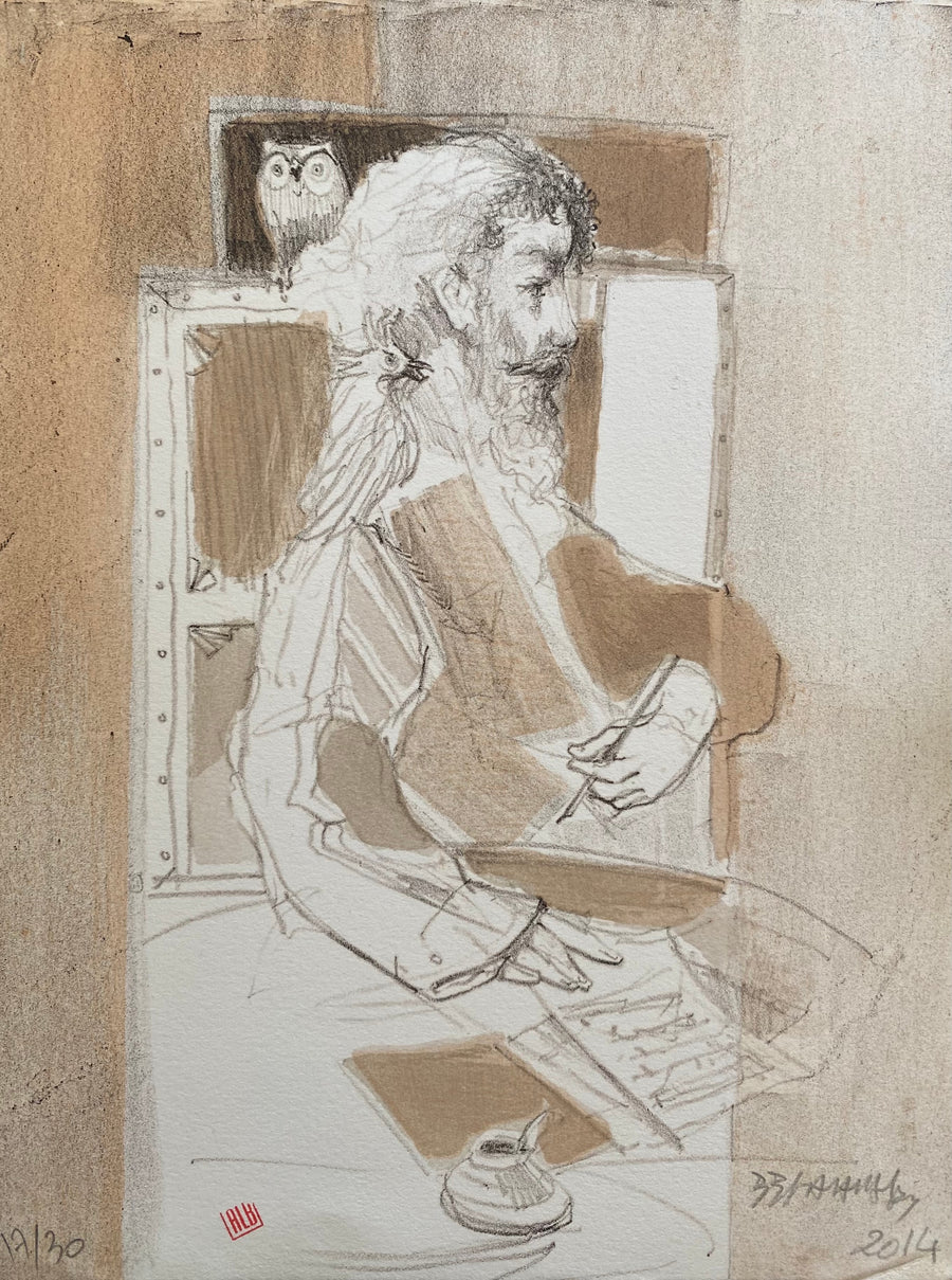 Abdelbassit Ben Dahmane — Lithographie marocaine, lithographie