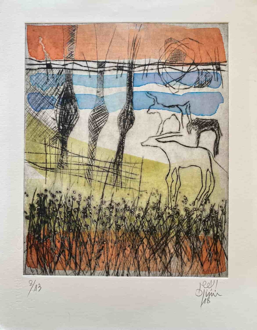 El Imam Djimi — Lithographie marocaine, lithographie