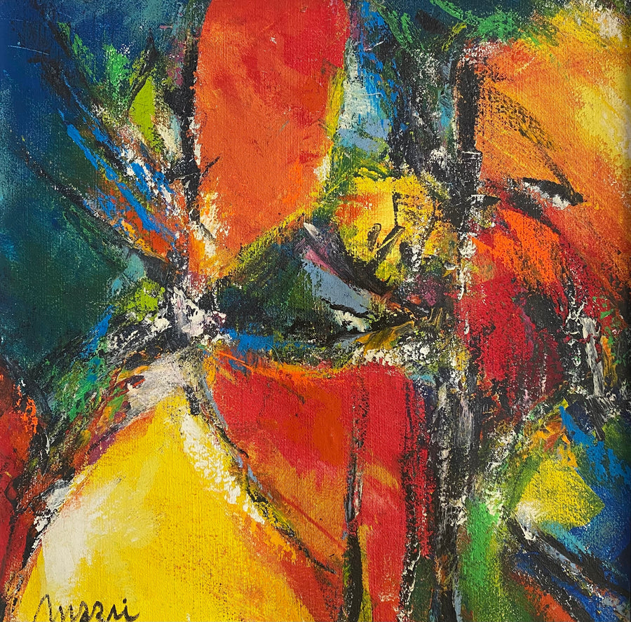 Mezri — Petit tableau acrylique