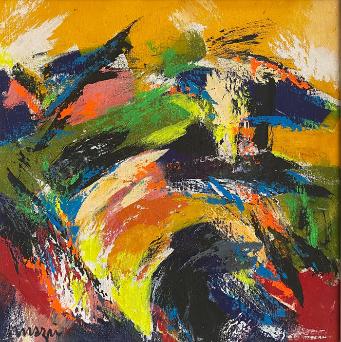 Mezri — Petit tableau acrylique