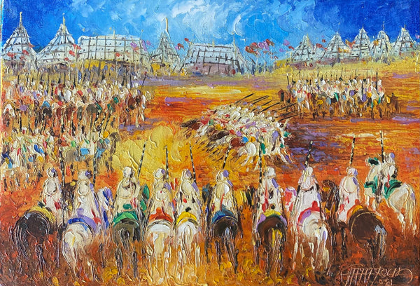 Small Oil Painting I — Abdelali Amayoud