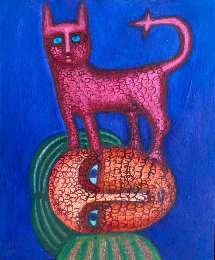 Said Lahssini — Œuvre en technique mixte