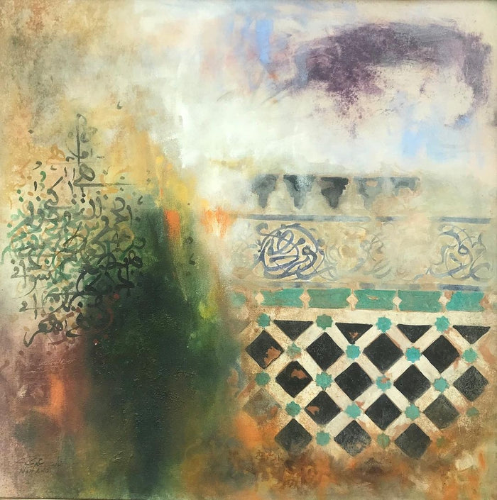 Nait Addi — Œuvre en technique mixte — tableau marocain