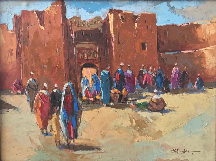 Abderrahim Saba — Petit tableau à l’huile