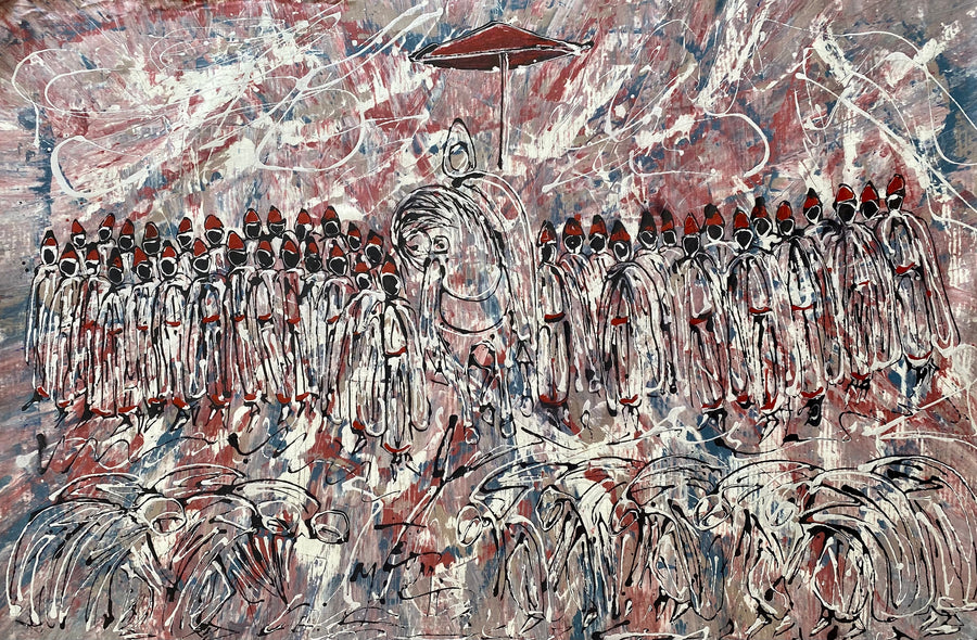 Mohamed Toumi — Grande œuvre en technique mixte