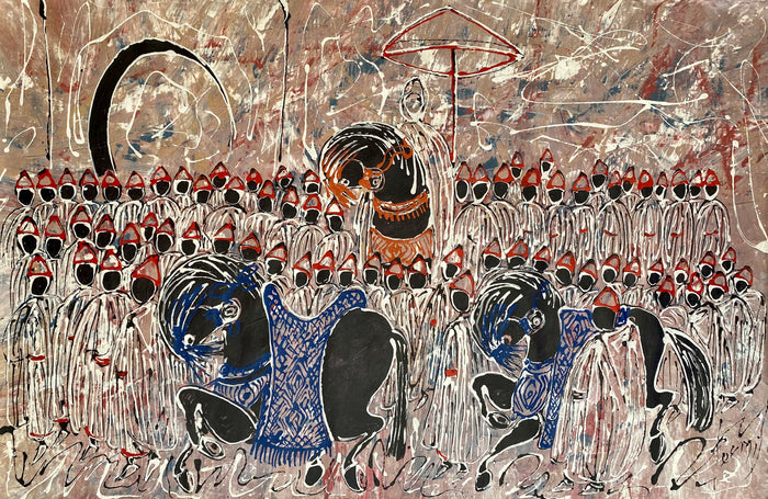 Mohamed Toumi — Grande œuvre en technique mixte
