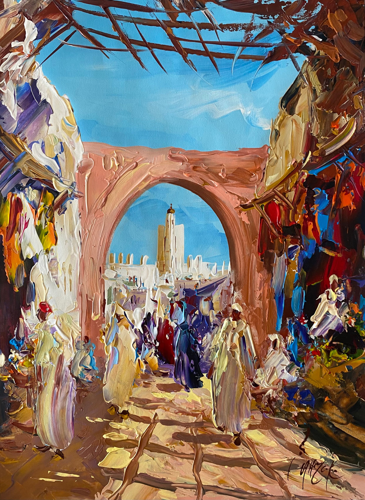 Small Mixed-Media Artwork II — Ahmed Lahmer