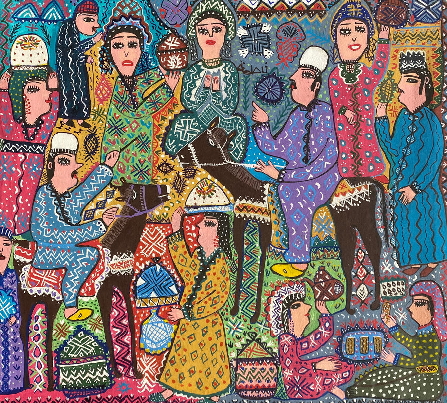 Fatima Diouani — Œuvre en technique mixte