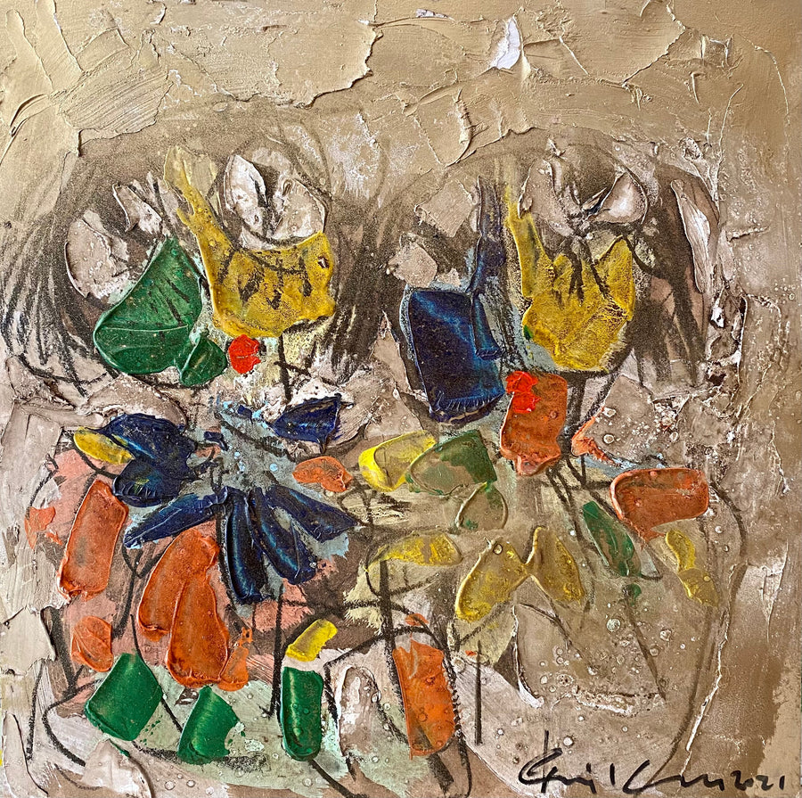 Salah Benjkan — Œuvre naïve de —