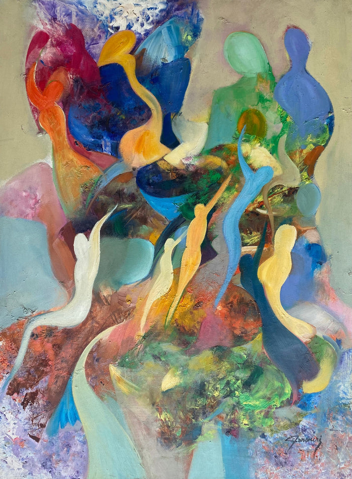 Mohammed Mansouri Idrissi — 80 × 60 cm — Réf. 1887