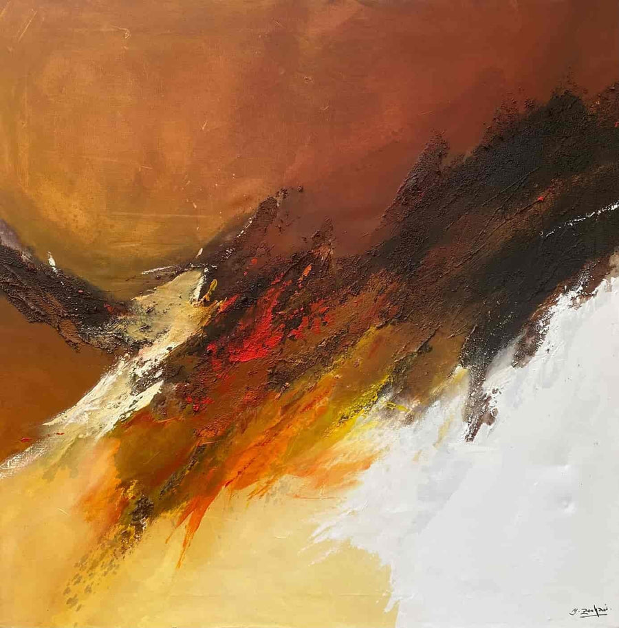 Youssef Zouhari — Grande œuvre en technique mixte