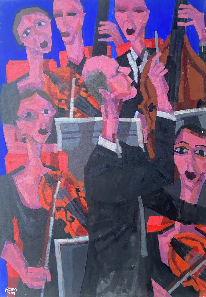 Issam El Ouardassi — Grande œuvre en technique mixte