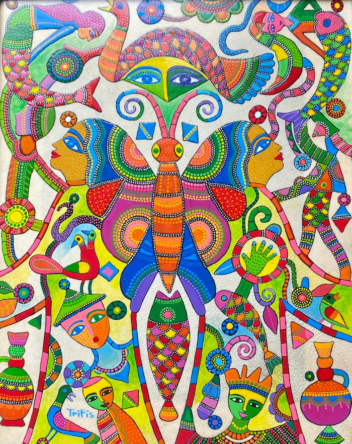 Petit tableau à l’huile VI — Abderrahim Trifis