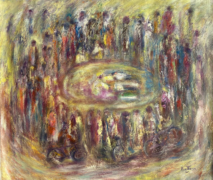 Abdelaziz Koutbane — Œuvre en technique mixte
